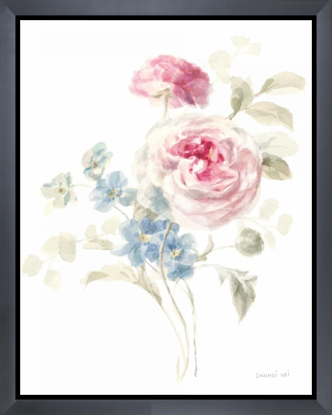 Cottage Garden II on White