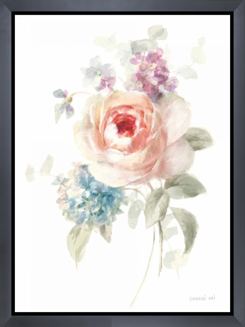 Cottage Garden III on White