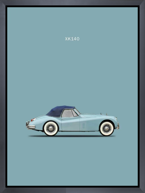 Jaguar XK140 Blue