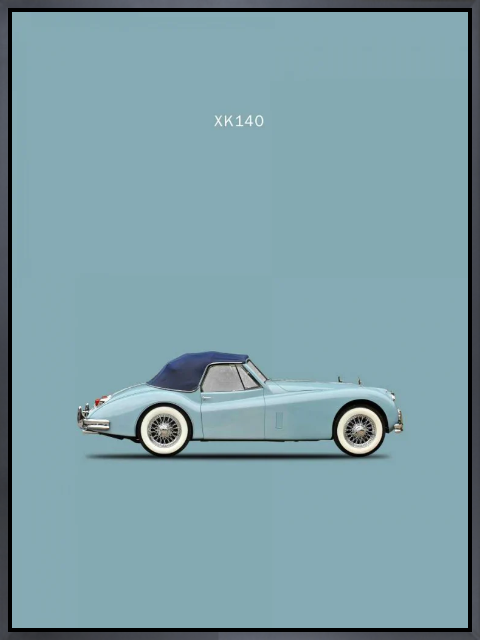 Jaguar XK140 Blue