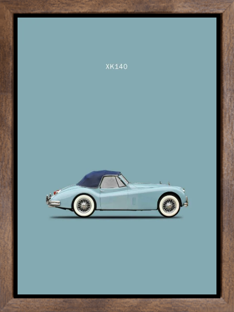 Jaguar XK140 Blue