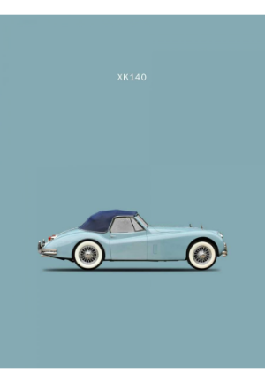 Jaguar XK140 Blue