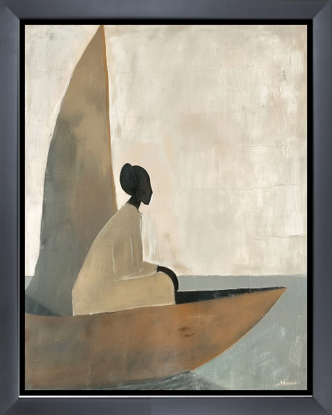 Woman On Boat
