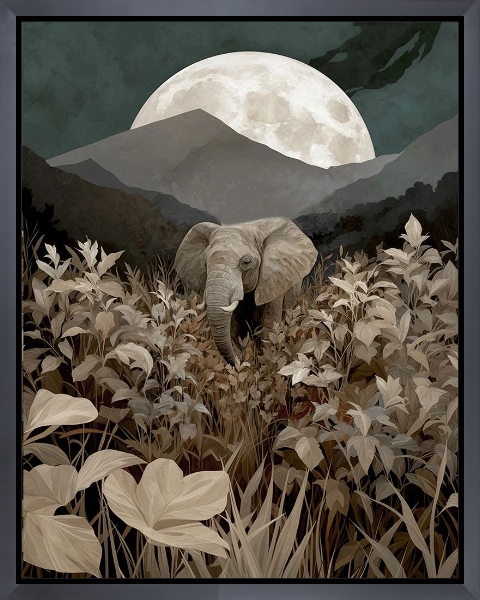 Elephant in Moonlight I