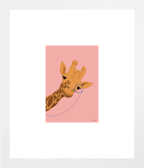 Giraffe and Her Monocle