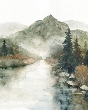 woodland harvest landscape reflection