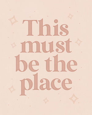 This Must Be the Place
