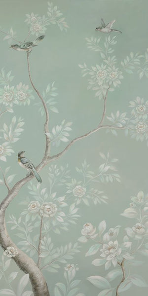 Birds & Flowers I