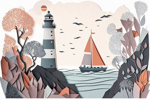 Mid Century Coastal Scenes 5
