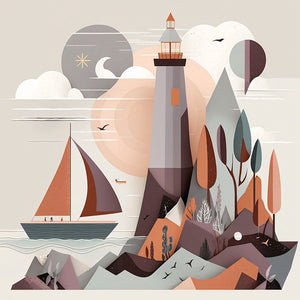 Mid Century Coastal Scenes 14