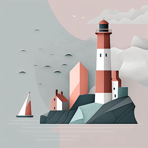 Mid Century Coastal Scenes 18