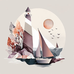Mid Century Coastal Scenes 24