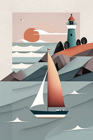 Mid Century Coastal Scenes 32