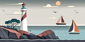 Mid Century Coastal Scenes 37