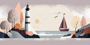 Mid Century Coastal Scenes 45