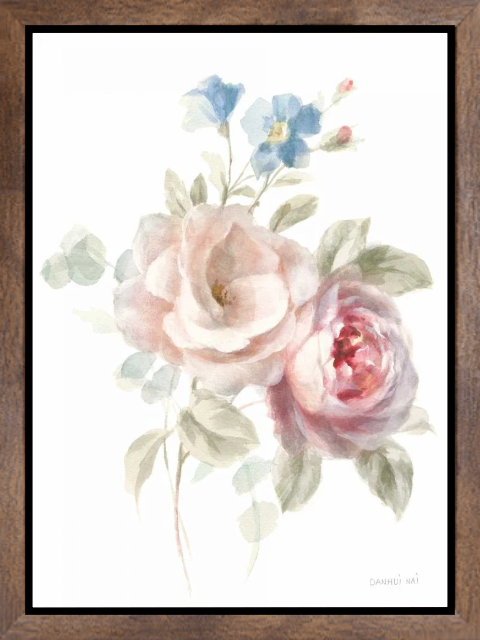 Cottage Garden IV on White