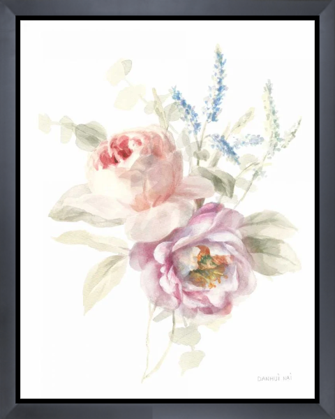 Cottage Garden V on White