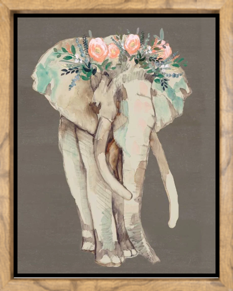 Flower Crown Elephant I