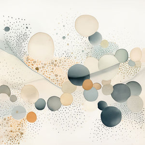 Watercolor Abstract Dots I