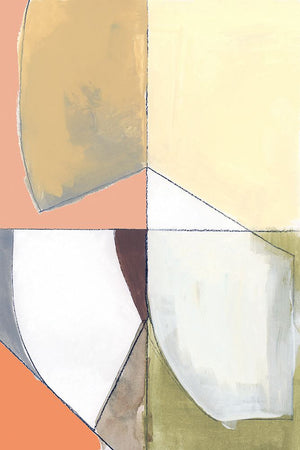 Creamsicle Shapes I