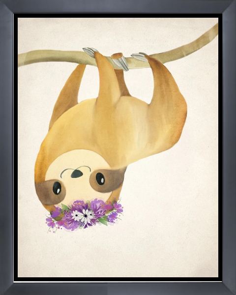 Floral Sloth 2
