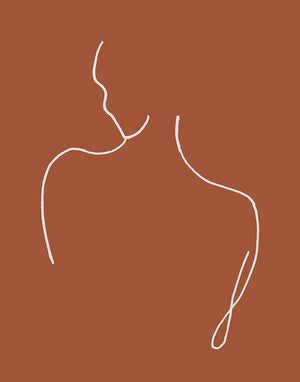 Silhouette On Terracotta