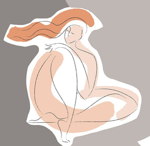 Seated Line Drawing IV
