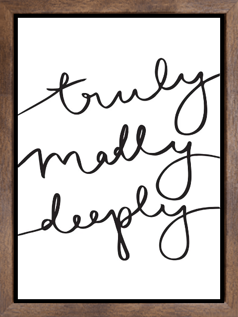 Truly Madly Poster