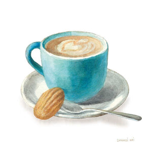 Wake Me Up Coffee I on White