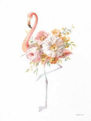 Floral Flamingo II