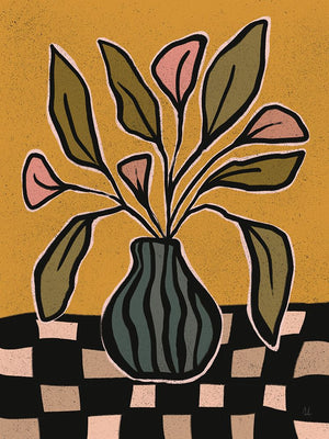 Checkerboard Floral II