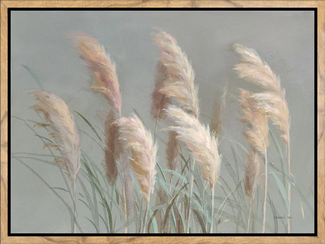 Pampas Grasses on Gray