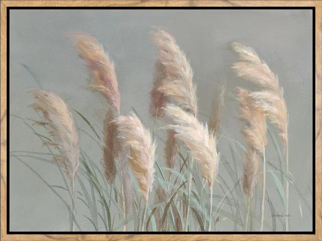 Pampas Grasses on Gray