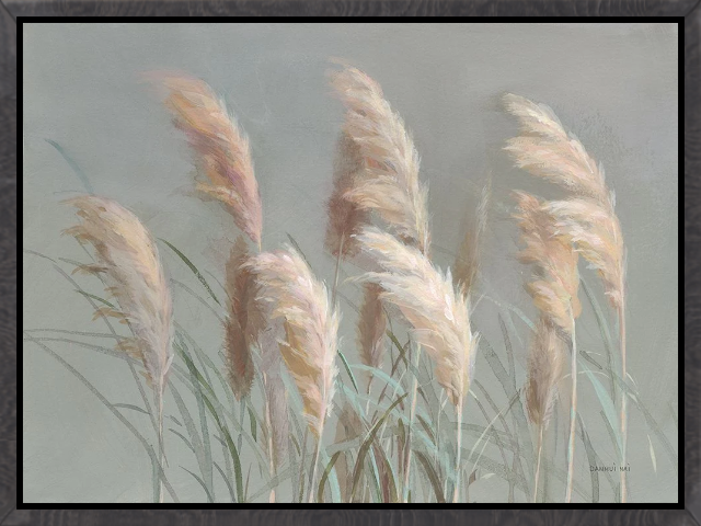 Pampas Grasses on Gray