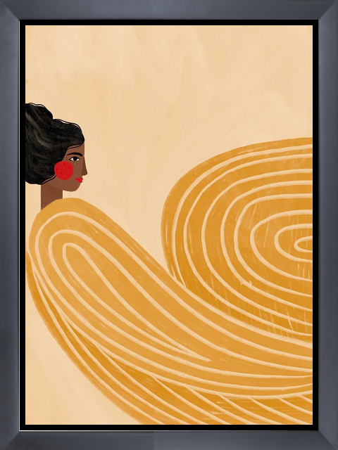 The Woman With The Yellow Stripes