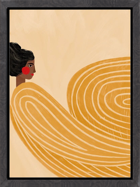 The Woman With The Yellow Stripes