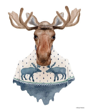 Moose in a Moose Sweater