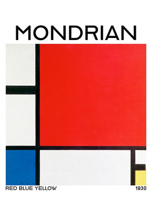 Composition with Red - Blue - and Yellow 1930