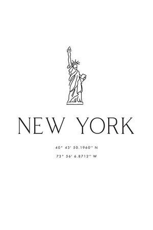 New York city coordinates