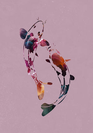 Koi Fish Abstract