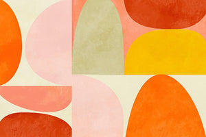 Warm Pastel Geometry