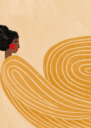 The Woman With The Yellow Stripes