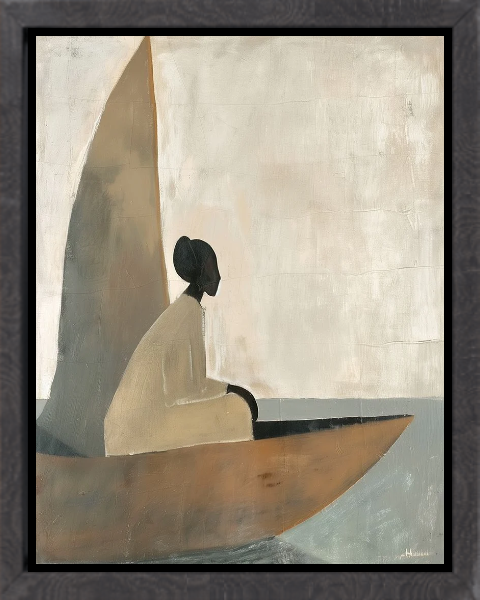 Woman On Boat