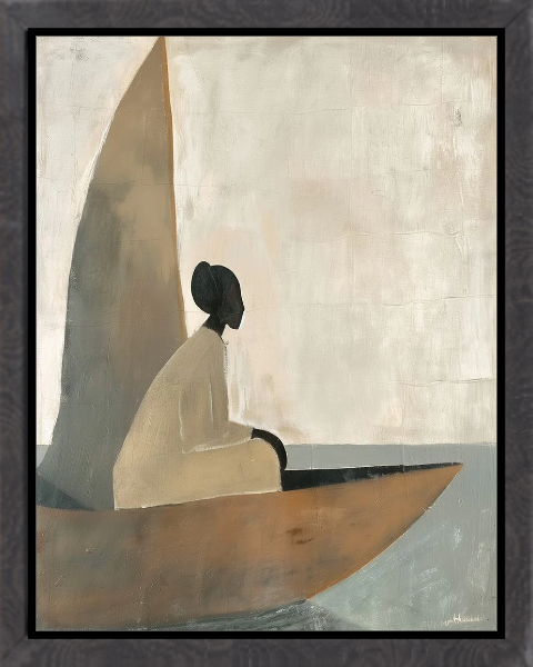 Woman On Boat