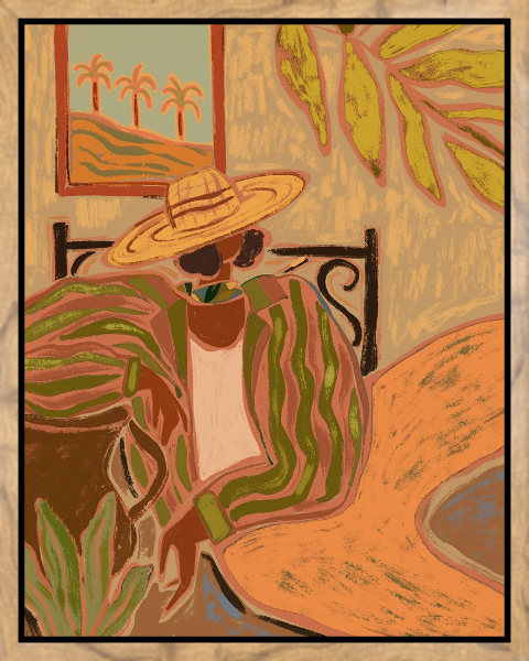 Lady in Stripe