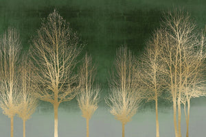 Gold Forest on Green