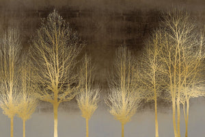 Gold Forest on Brown