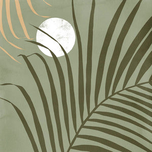 Sunset Palm Green