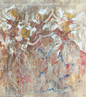 Dancer in red vertical